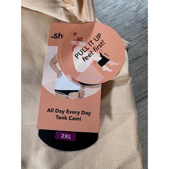 Shapermint Essentials Women's Chai All Day Every Day Cami Tank Top NWT Size 2XL - Picture 5 of 8